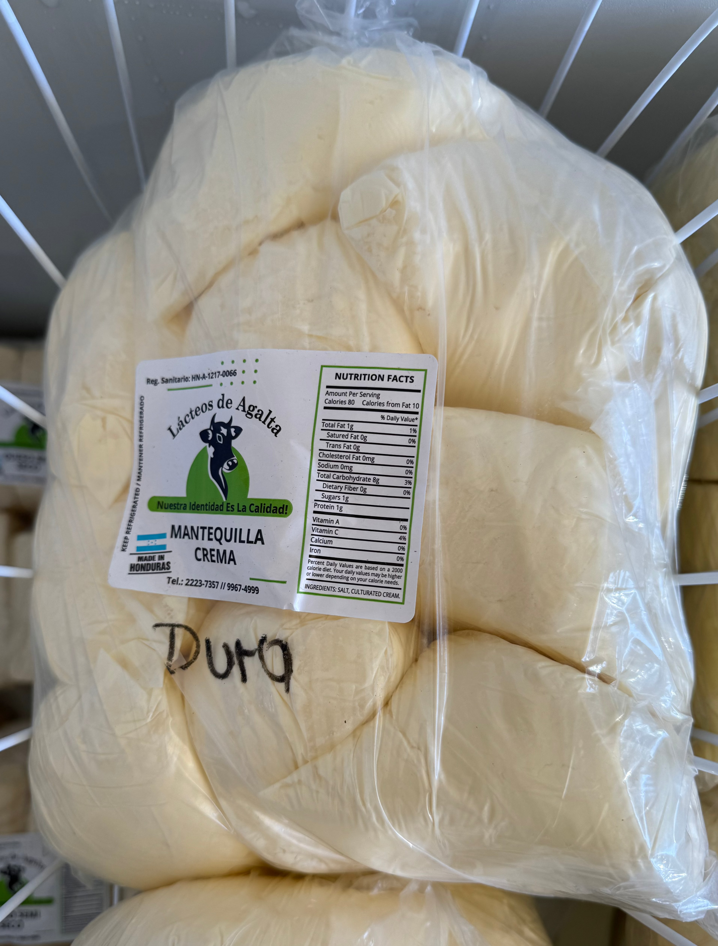 MANTEQUILLA ESCURRIDA 1 LIBRA